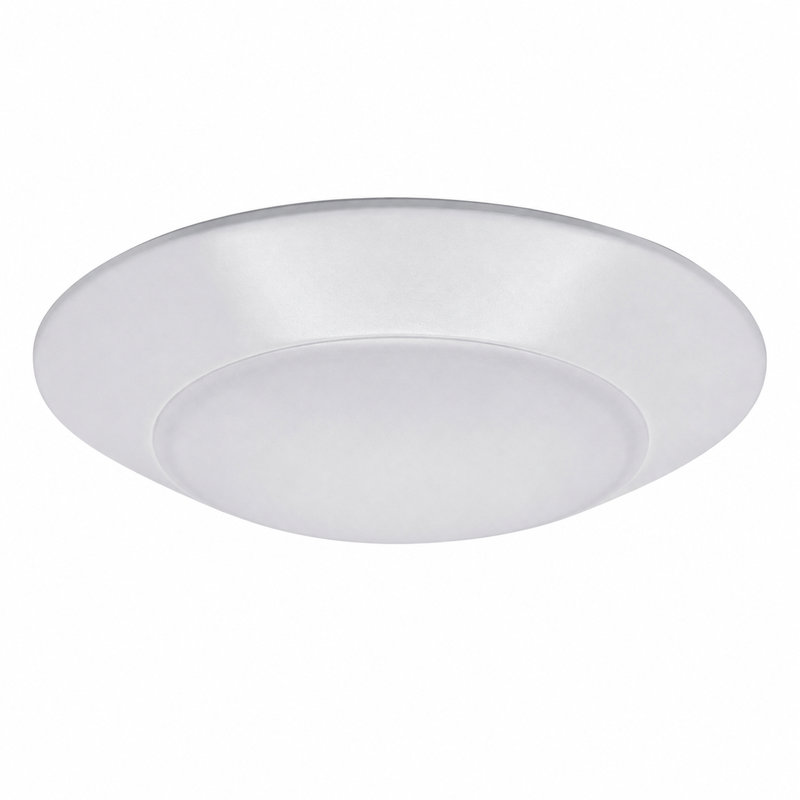 Plafonnier DEL 7,5 po, 15 W, 1 000 lm, équivalent 100 W, 5 CCT, étanche, conforme à la norme Title 24/ETL