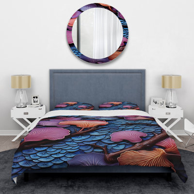 Ensemble de housse de couette Tachisme Blue River