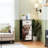 4 Drawer Dresser for Bedroom, Narrow Chest of Drawers, Wooden Top and Study Iron Frame 18"x37.5"-(WxH)