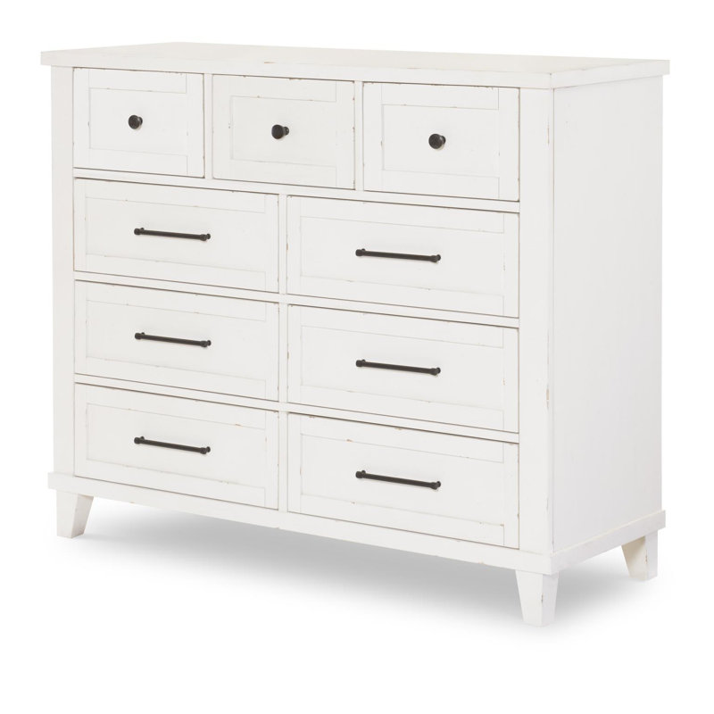 Bureau de XXX et Ooo (9 tiroirs), Blanc