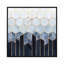 « doux blue hexagones » par elisabeth fredriksson-print-49715567-49715565