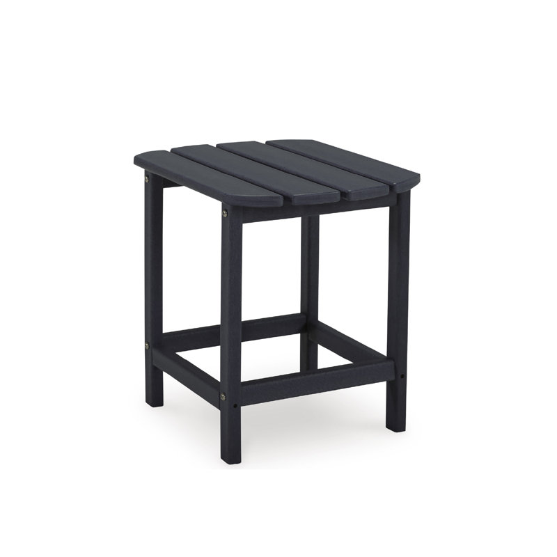 Zaire Rectangular Outdoor Side Table , 14.63'' in. W 18.75'' in. D