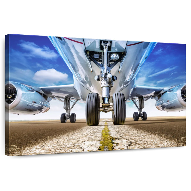 Mehar Runway Plane, 8" H x 12" W