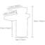 Modern Single Handle Bathroom Fitting - Brushed Nickel, Hole Fixture Faucet