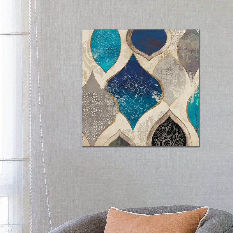 Blue Rhapsody II by Aimee Wilson - Wrapped Canvas Painting, 66.04 cm H x 66.04 cm W x 3.175 cm D