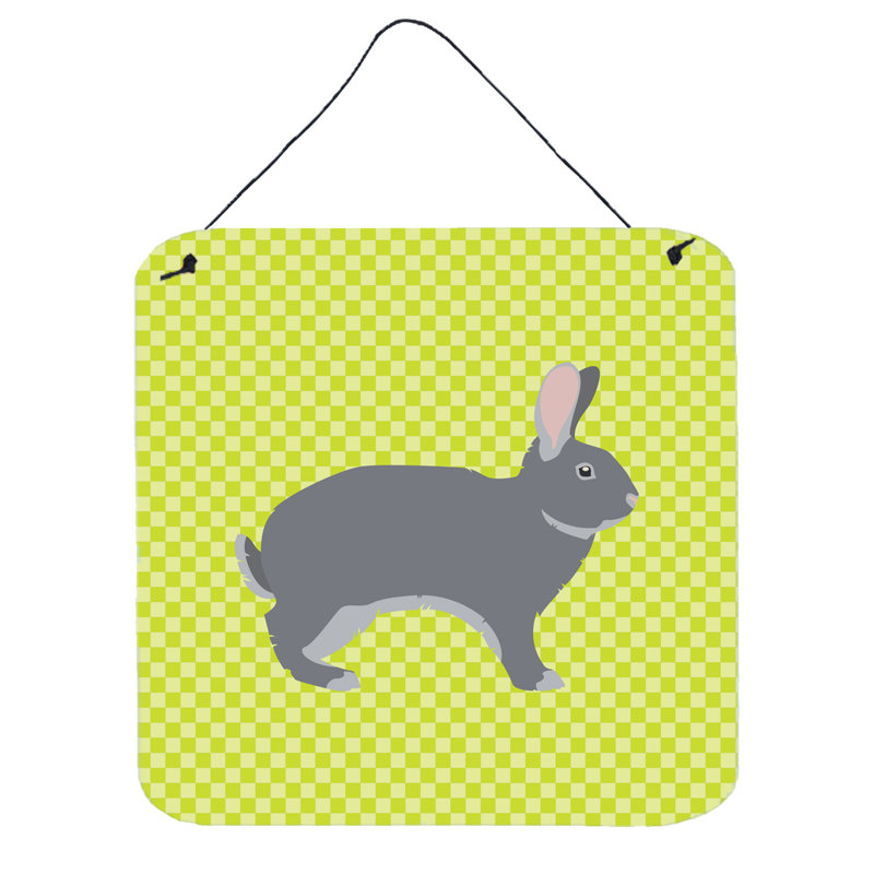 Décoration murale chinchilla de lapin géante, Vert