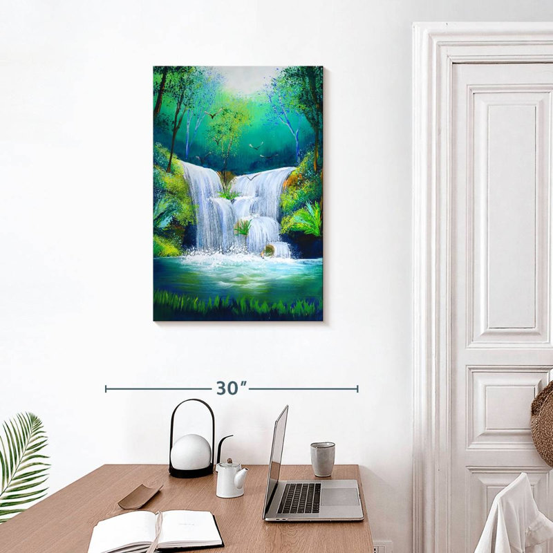 Alvord Waterfall, 30" H x 20" W