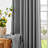 Grommet Room Darkening Linen Textured Curtain-607110999-607110992