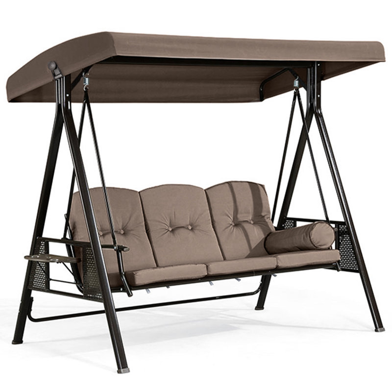 Bence 3 Person Porch Swing with Canopy