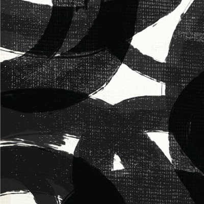 Circles Left - Wrapped Canvas Painting