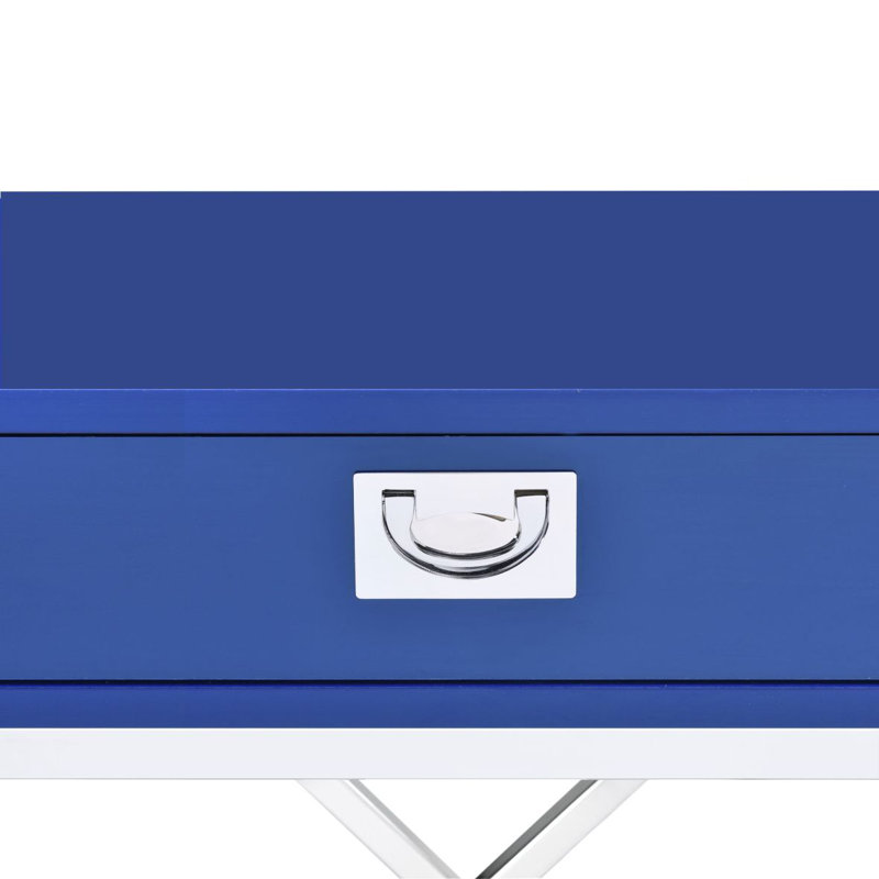 Table de chevet Evie - bleu brillant