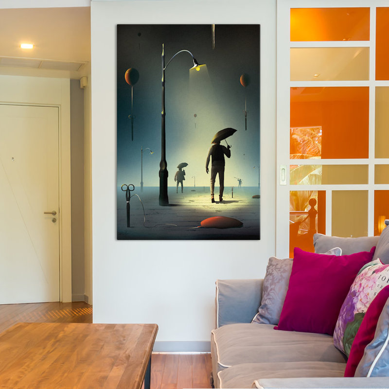 Impression sur toile tendue, H 12 po x L 18 po x P 1,5 po