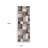 Grey Patchwork Stain Resistant Rug