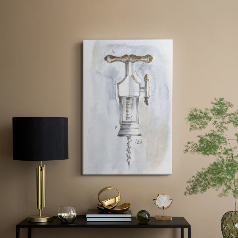 Tire-bouchon Variété IV -Galerie enveloppée Cavas, H 48 po x l 32 po