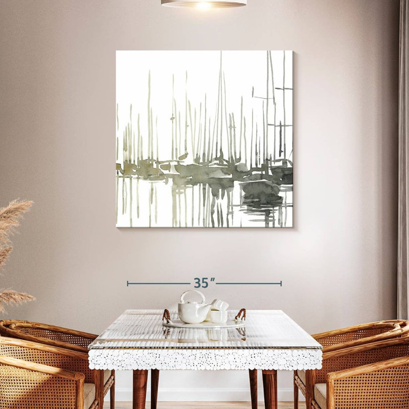Mehar Early Morning Wharf I, 39" H x 39" W