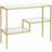 39" Tempered Glass Behind Sofa Table,Console Table