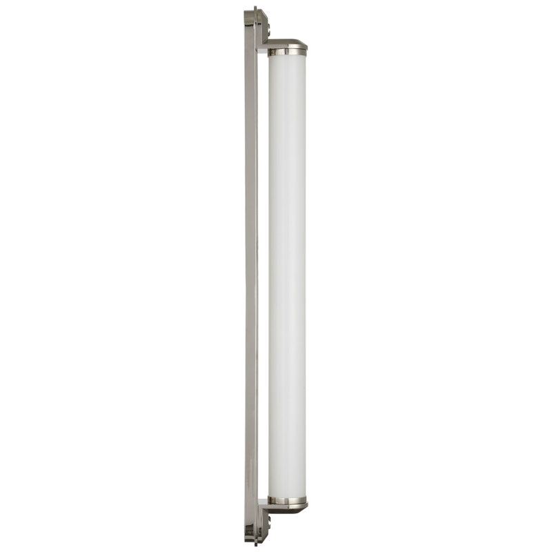 Ralph Lauren Belgrave 32" Linear Bath Light, 32" H x 3" W x 3.75" D, Polished Nickel, 2100 W
