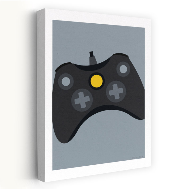 Controller IV - Contemporary Xbox Controller Gaming Device Modern Console Controller Art, 60" H x 40" W
