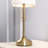 Demetrish Cordless LED Table Lamp with Dimmer, Built-in Rechargeable Battery, 3-Level Brightness, Patio Table Lamp, Bedside Night Lamp, Ambient Light for Restaurant
