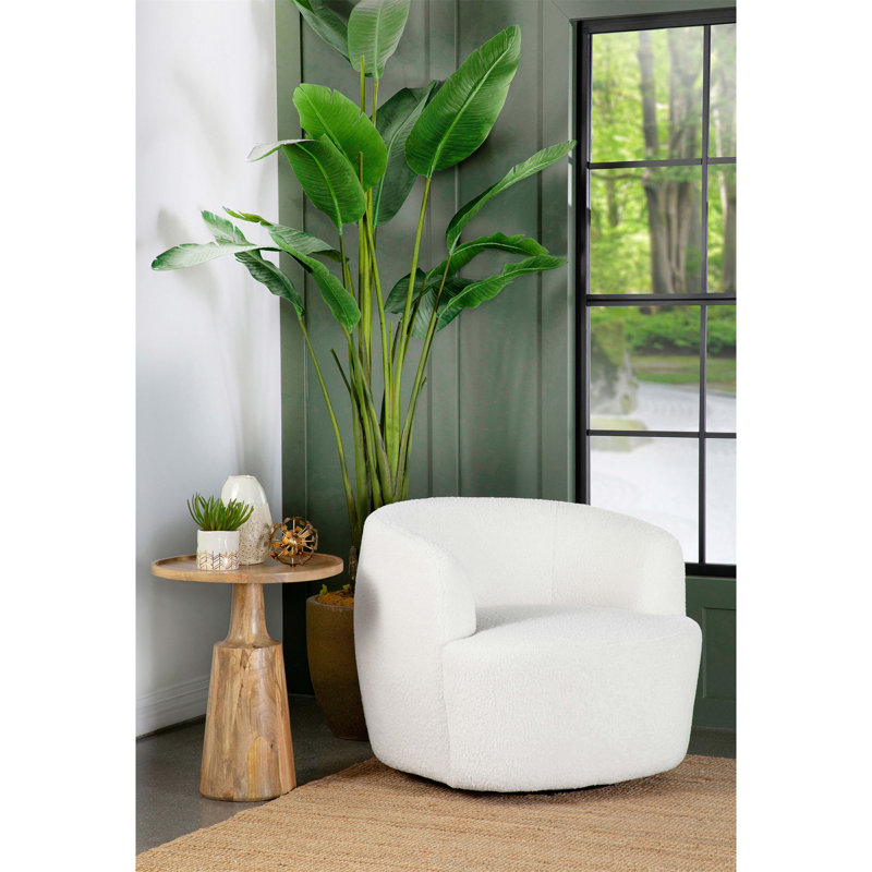 Chaise pivotante rembourrée Denae