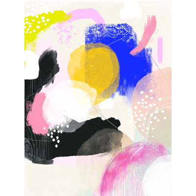 «Mixed Patterns Abstract», reproduction sur toile tendue