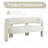 Upholstered Barrel Backrest Loveseat Sofa-734679166