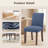 17.3'' Wide Modern Upholstered Fabric High Back Parsons Side Dining Chair with Solid Wood Legs-668816444