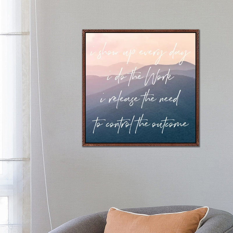 Do The Work In Smoky Mountain Sunset 1 Piece Wall Art on Canvas, 66.04 cm H x 66.04 cm W x 4.445 cm D