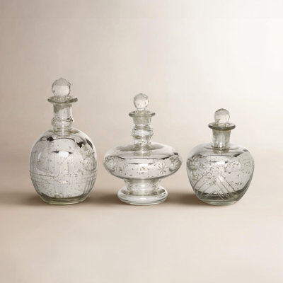 Decorative Glass Jar Set