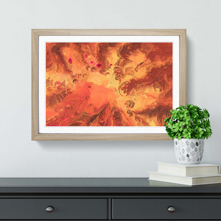 What in the World in Abstract - Picture Frame Graphic Art Print