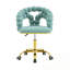 Chaise de bureau pivotante en velours-756362143