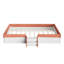 Lit de plancher rembourré avec lumières DEL et clôture-1259405258-1259405260