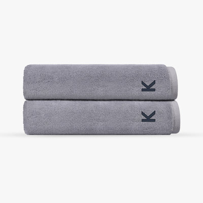 Monogrammed Cloer 2 pcs Turkish Bath Sheet Towels Set