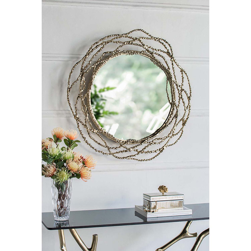 Metal Flat Wall Mirror
