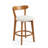 Nordic Solid Wood Bar Stool-425872049