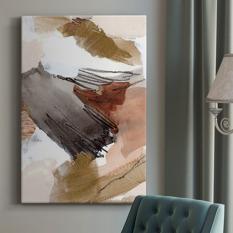 " Antique Gold III ", 60" H x 40" W x 1" D
