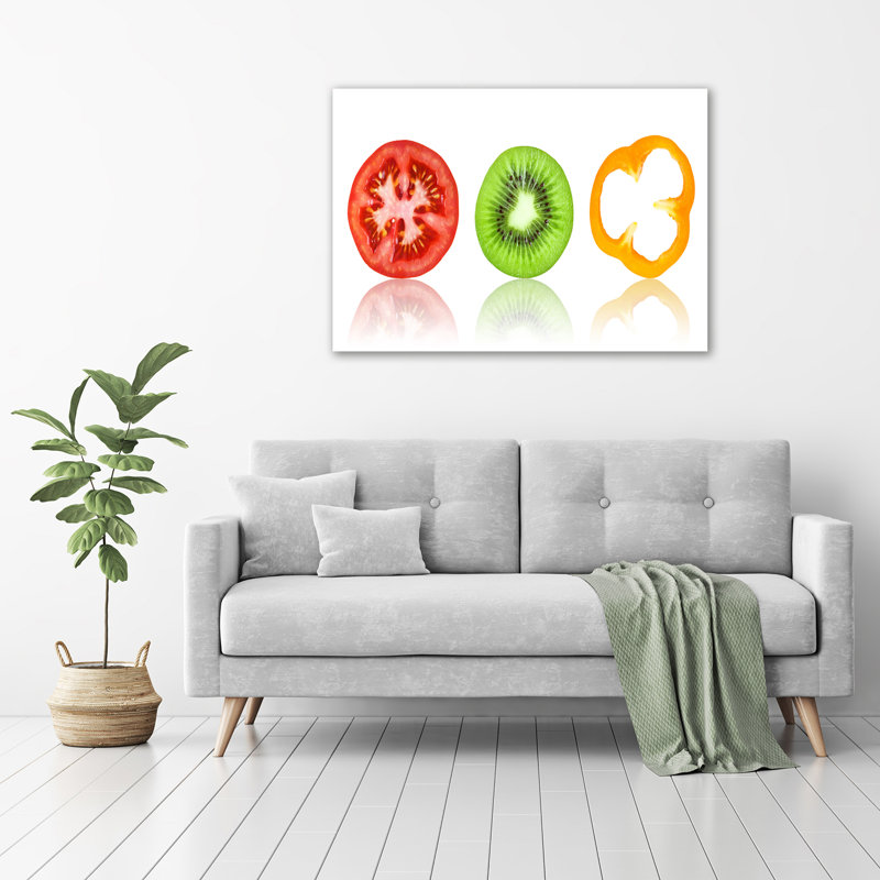 Fruits And Vegetables - No Frame Print on Glass