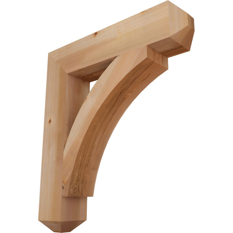 Support pour artisan Thorton, Cèdre rouge de l'Ouest (lisse), H 34 po x l 6 po x P 30 po