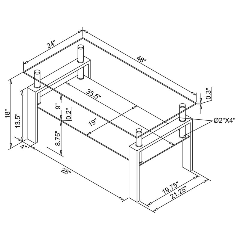 Table basse Moriah
