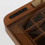 Stainless Steel and Glass Vanity with Mirror and Storage-1171250074