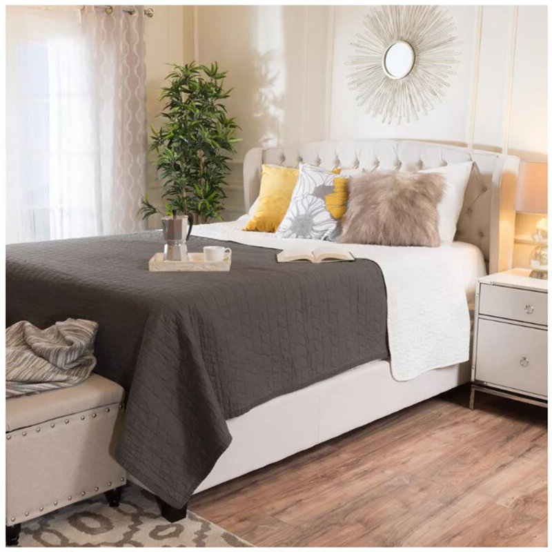 Cohron Solid Wood Platform Bed (FULL BED), Natural, Full