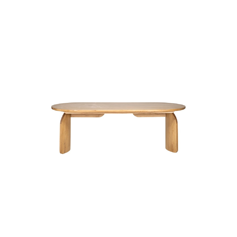 Fairmont Oval Solid Oak Dining Table, Black, 39" W x 106" L