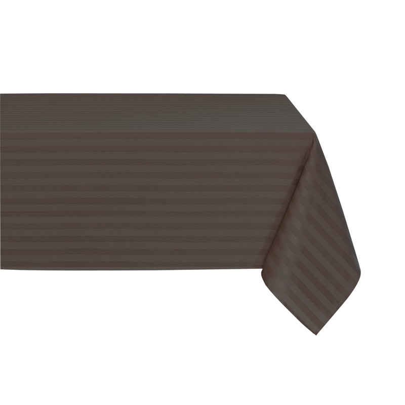 Nappe en tissu sans plis ultra luxueux " Reba, 60 W x 102" L, Brun chocolat