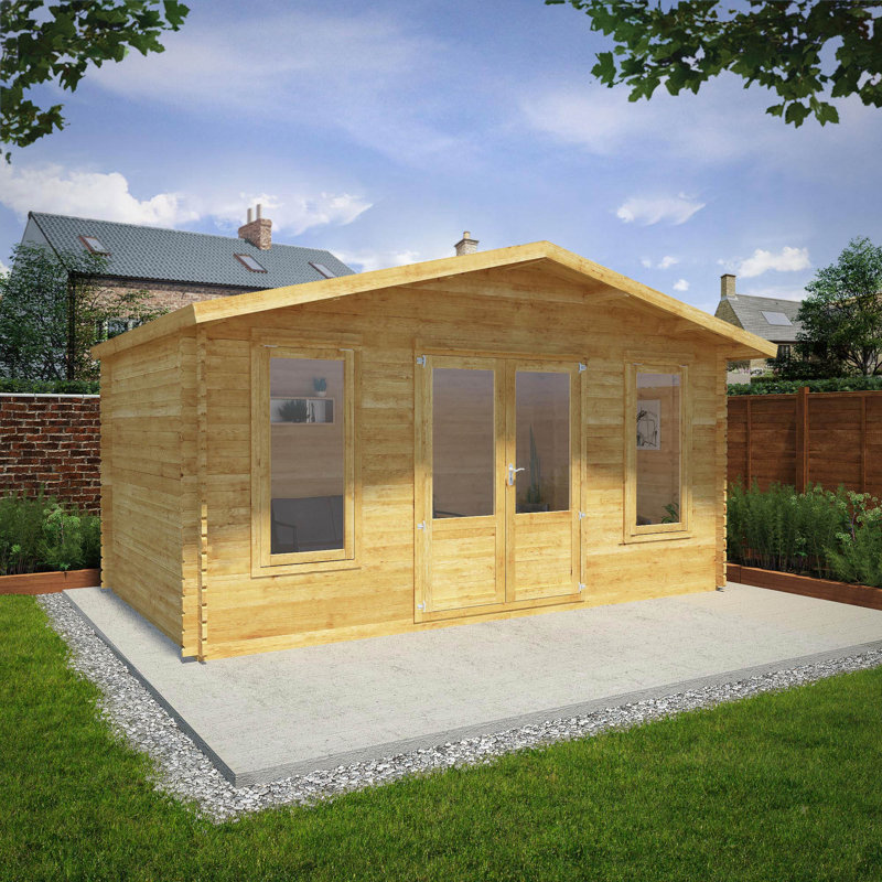 Mercia 16ft x 10ft Retreat Log Cabin (44mm)