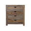 Nature Solid Wood 42 cm W Chest of 4 Drawers