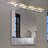  LED Over Mirror Light, K9 Crystal LED Light Over Mirror , Modern Bathroom Mirror Light Fixtures