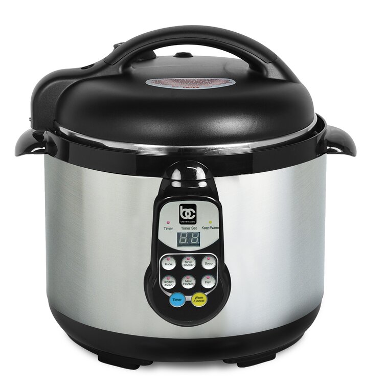 6 Quart 5-in-1 Electric Pressure Cooker with Stainless Steel