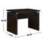 Bureau d'extension en bois cappuccino