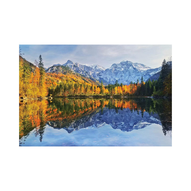 Autumn Reflections by Burger Jochen - Wrapped Canvas Print, 20.32 cm H x 30.48 cm W