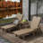 Laguna Outdoor Chaise Lounge with Table-68234441